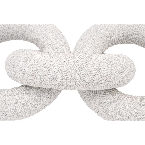 Essentials For Living Crew Rope Link ~ White Speckle Flat Rope