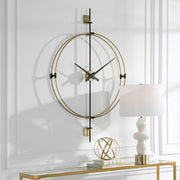 Uttermost Time Flies Contemporary Wall Clock