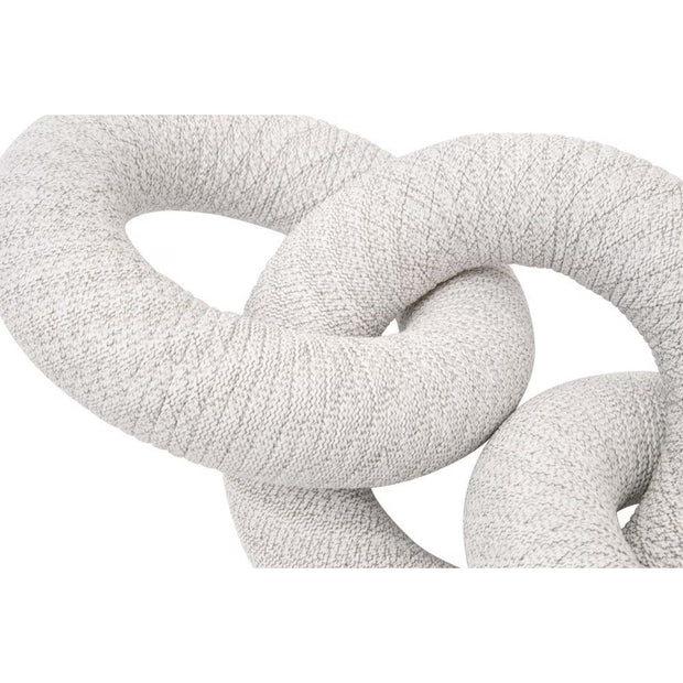 Essentials For Living Crew Rope Link ~ White Speckle Flat Rope
