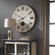 Uttermost Harrison Gray 30” Wall Clock