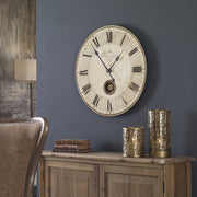 Uttermost Harrison Gray 23” Wall Clock