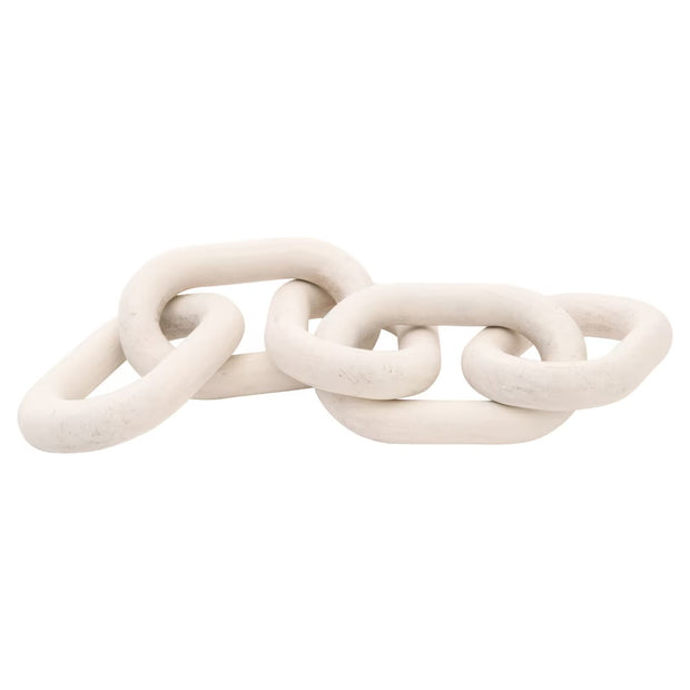 Essentials For Living Cinq Wood Link ~ White Wash Pine