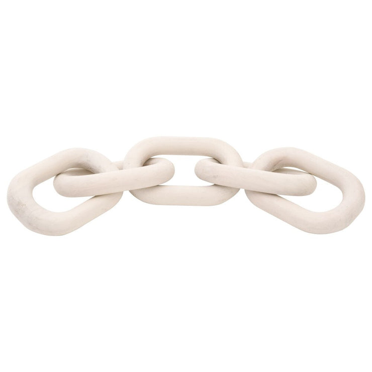Essentials For Living Cinq Wood Link ~ White Wash Pine