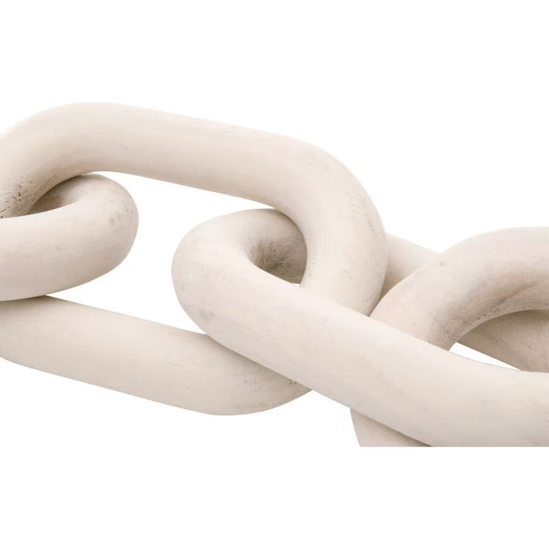 Essentials For Living Cinq Wood Link ~ White Wash Pine