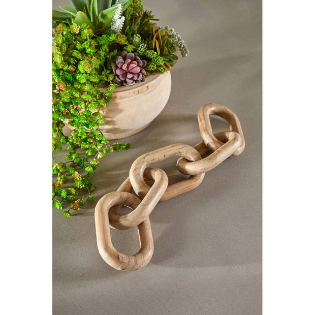 Essentials For Living Cinq Wood Link ~ Smoke Gray Pine