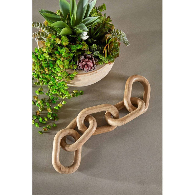 Essentials For Living Cinq Wood Link ~ Smoke Gray Pine