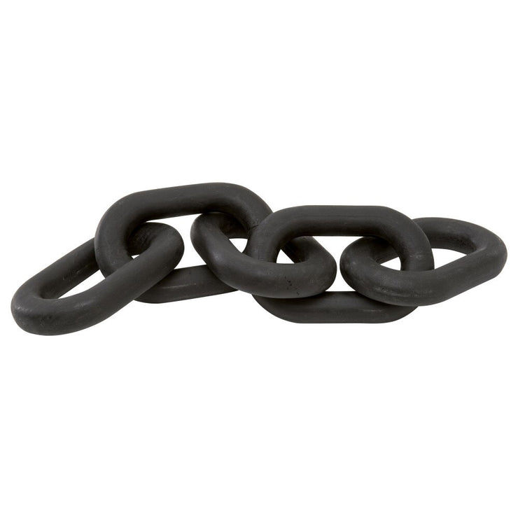 Essentials For Living Cinq Wood Link ~ Black Wash Pine
