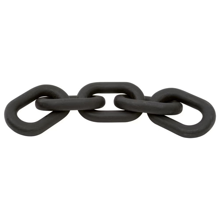 Essentials For Living Cinq Wood Link ~ Black Wash Pine
