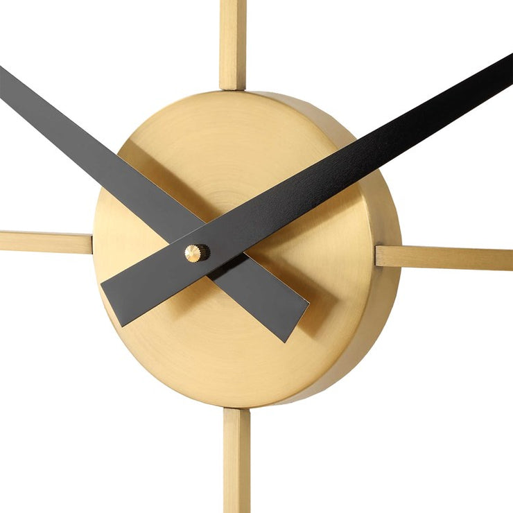 Uttermost Keyann Brushed Brass Wall Clock