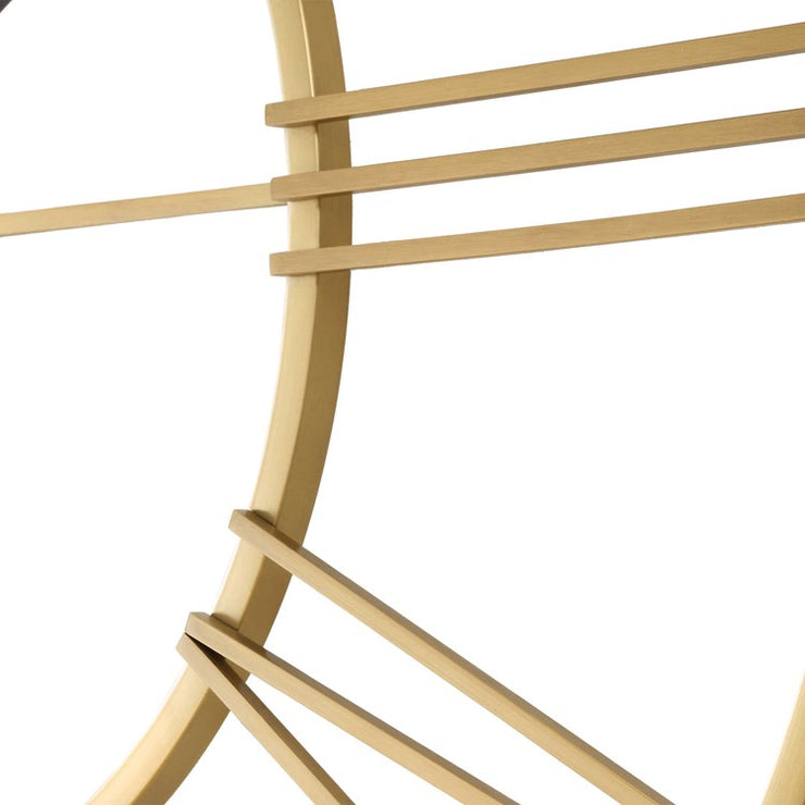 Uttermost Keyann Brushed Brass Wall Clock