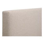 Essentials For Living Warren Queen Bed ~ LiveSmart Gellar-Jute Performance Fabric With Natural Gray Oak