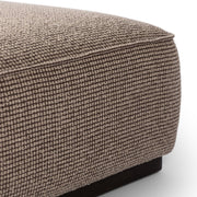 Four Hands Sinclair Square Ottoman 36” ~ Barrow Taupe Upholstered Performance Fabric