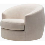 Surya Lindley Modern Cream Swivel Chair
