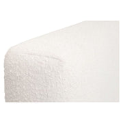 Essentials For Living Warren Queen Bed ~ LiveSmart Boucle-Snow Performance Fabric With Natural Gray Oak