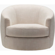 Surya Lindley Modern Cream Swivel Chair