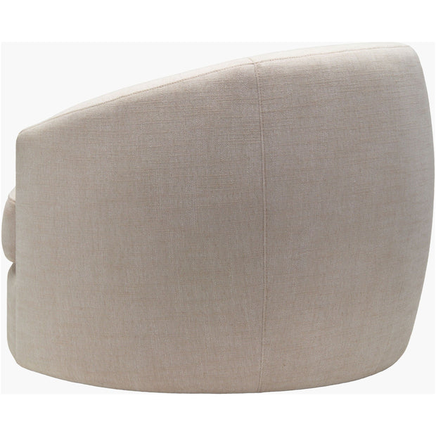Surya Lindley Modern Cream Swivel Chair