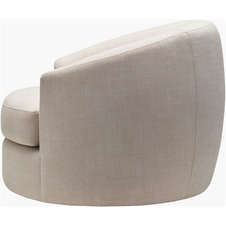 Surya Lindley Modern Cream Swivel Chair