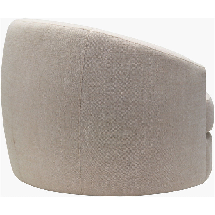 Surya Lindley Modern Cream Swivel Chair