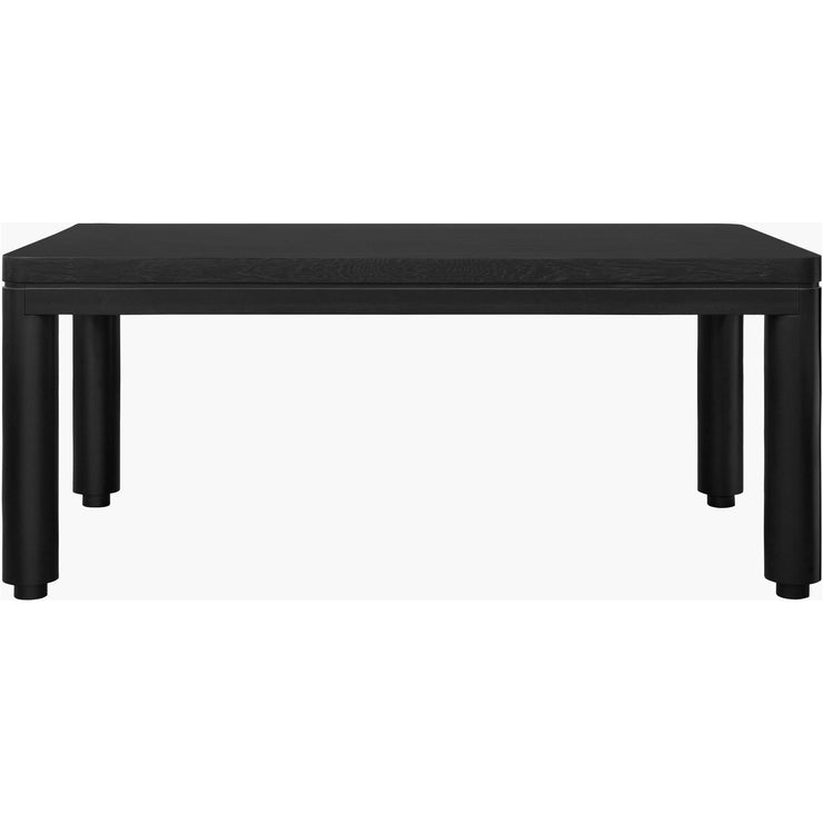 Surya Kisco Black Wood 72” Dining Table