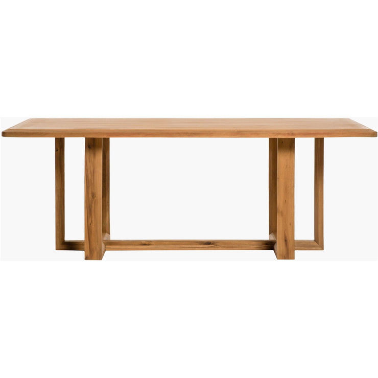 Surya Northbank Wheat Brushed Acacia Wood Dining Table