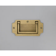 Essentials For Living Bradley 2-Drawer Nightstand ~ Dove Gray, Brushed Gold Hardware