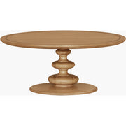 Surya Adour Modern Natural Oak Round Coffee Table