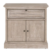 Essentials For Living Eden 1-Drawer 2-Door Nightstand ~  Natural Oak Acacia