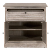 Essentials For Living Eden 1-Drawer 2-Door Nightstand ~  Natural Oak Acacia