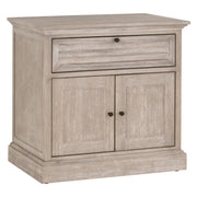 Essentials For Living Eden 1-Drawer 2-Door Nightstand ~  Natural Oak Acacia