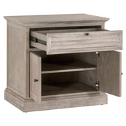 Essentials For Living Eden 1-Drawer 2-Door Nightstand ~  Natural Oak Acacia