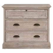 Essentials For Living Eden 3-Drawer Nightstand ~ Natural Gray Acacia