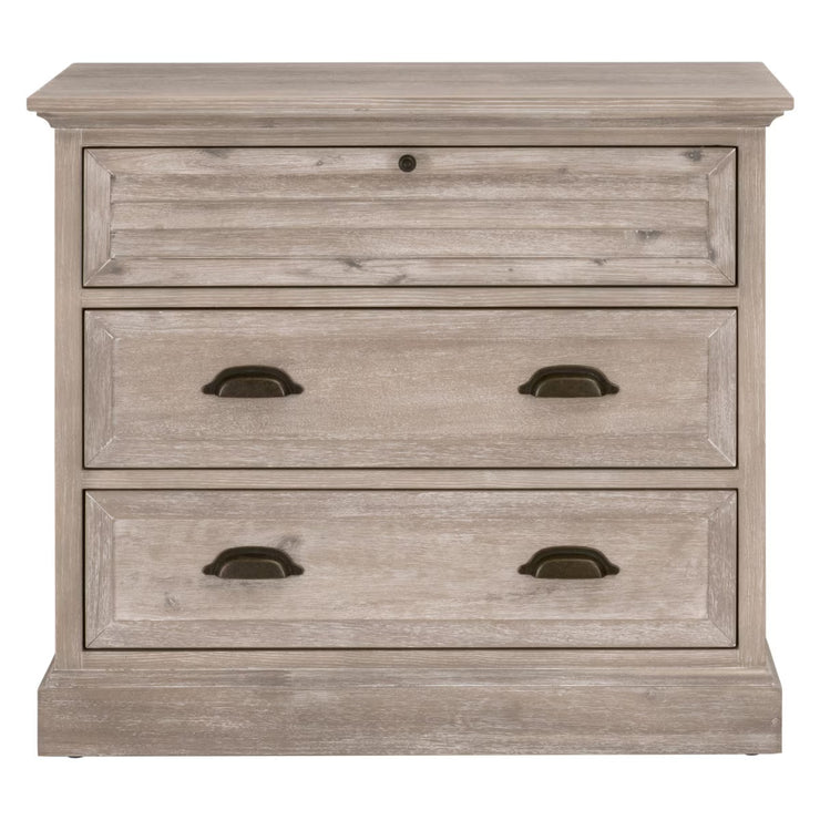 Essentials For Living Eden 3-Drawer Nightstand ~ Natural Gray Acacia