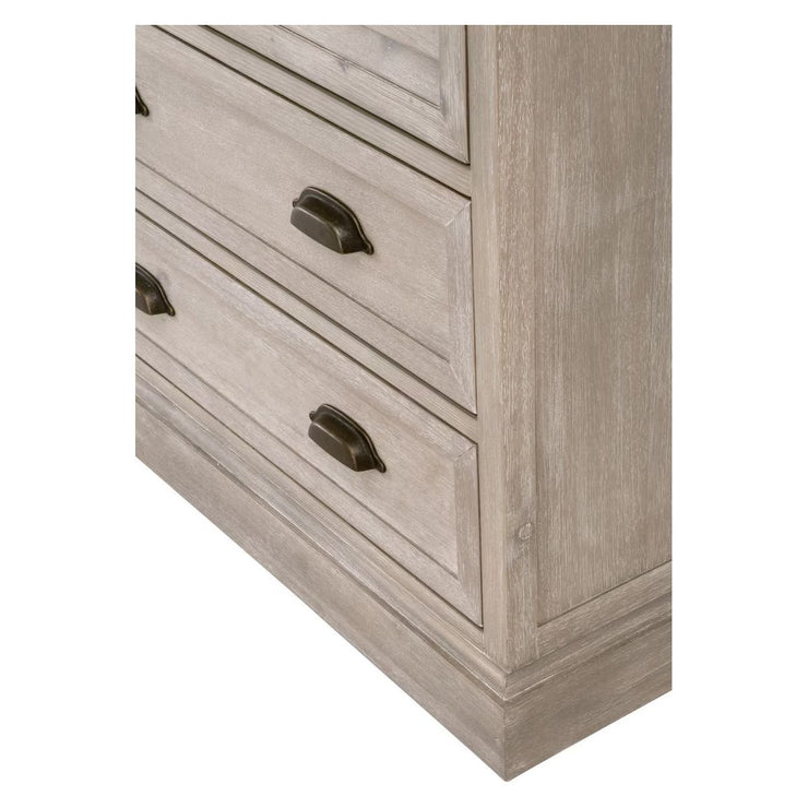 Essentials For Living Eden 3-Drawer Nightstand ~ Natural Gray Acacia