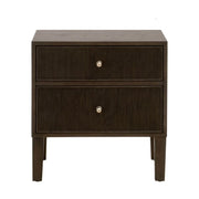 Essentials For Living Highland 2-Drawer Nightstand ~ Dutch Brown Oak