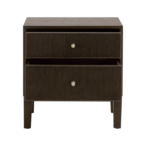 Essentials For Living Highland 2-Drawer Nightstand ~ Dutch Brown Oak