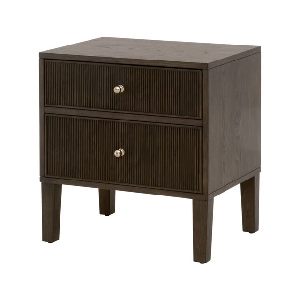 Essentials For Living Highland 2-Drawer Nightstand ~ Dutch Brown Oak