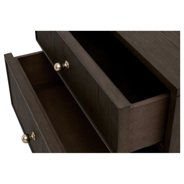 Essentials For Living Highland 2-Drawer Nightstand ~ Dutch Brown Oak