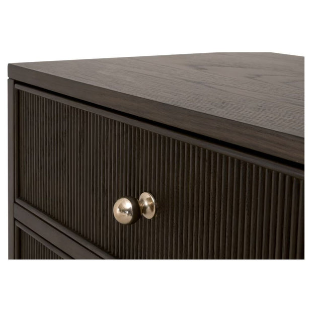 Essentials For Living Highland 2-Drawer Nightstand ~ Dutch Brown Oak