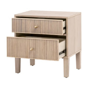 Essentials For Living Highland 2-Drawer Nightstand ~ Natural Oak