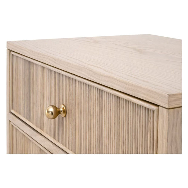 Essentials For Living Highland 2-Drawer Nightstand ~ Natural Oak