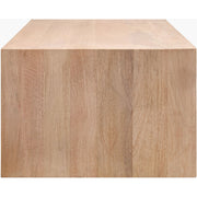 Surya Coburn Modern Brown Laquered Mango Wood Coffee Table