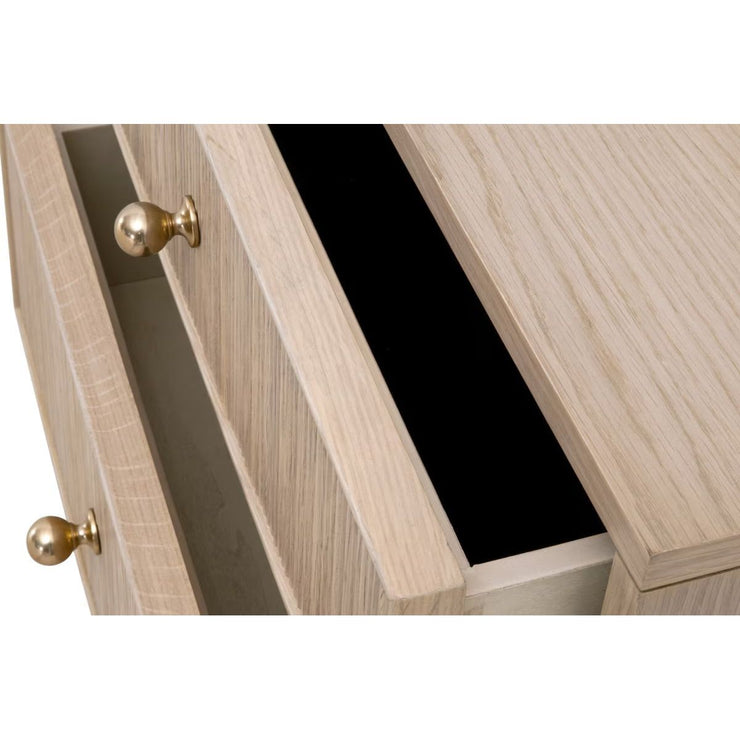 Essentials For Living Highland 2-Drawer Nightstand ~ Natural Oak