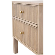 Essentials For Living Highland 2-Drawer Nightstand ~ Natural Oak