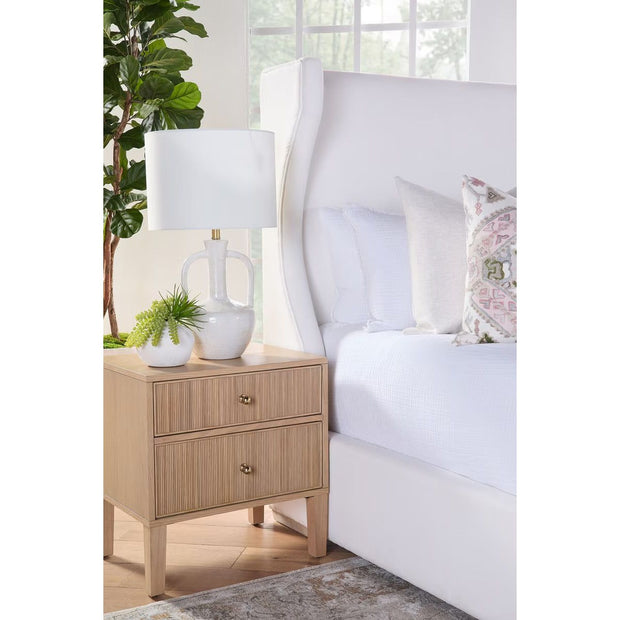 Essentials For Living Highland 2-Drawer Nightstand ~ Natural Oak