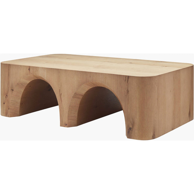 Surya Grayson Modern Natural Oak Coffee Table