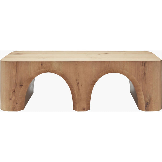 Surya Grayson Modern Natural Oak Coffee Table