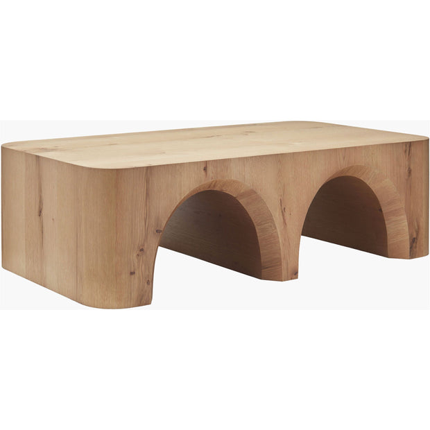 Surya Grayson Modern Natural Oak Coffee Table