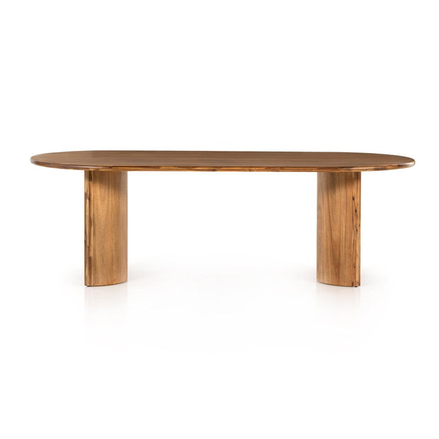 Four Hands Paden Oval Dining Table 94” ~ Sandy Acacia Wood Finish