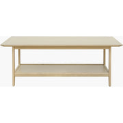 Surya Pryce Modern Natural Oak Wood Coffee Table