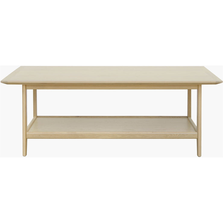 Surya Pryce Modern Natural Oak Wood Coffee Table